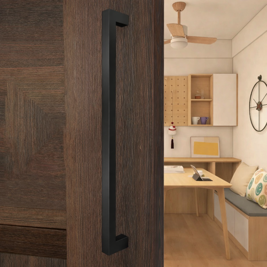 Square Door Pull Handle (DL102-MB)