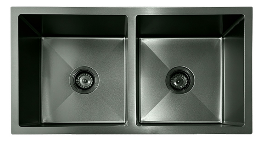 8744-MBL Stainless Steel Double Bowl Sink