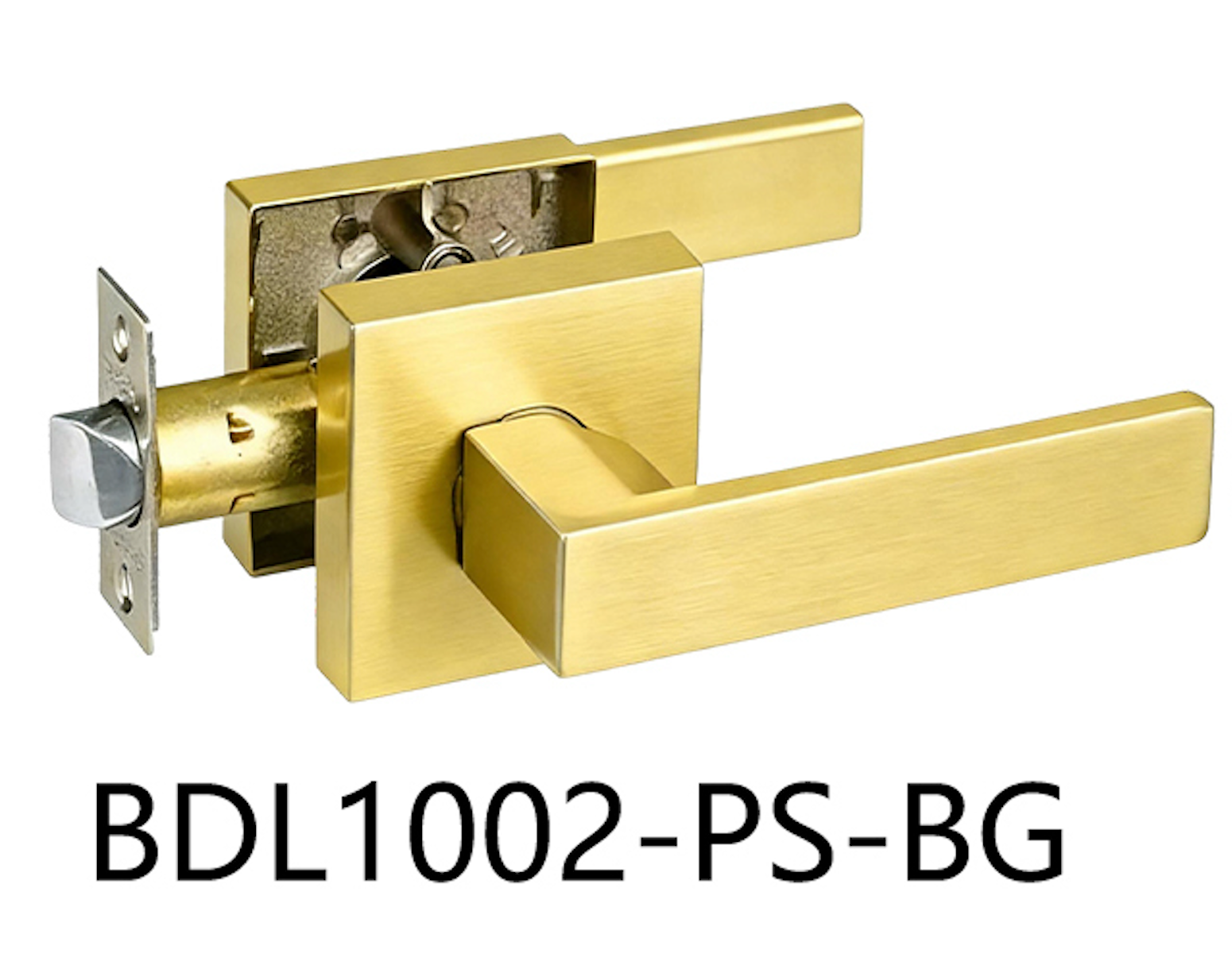 Square Passage Door Handle (BDL1002-PS)