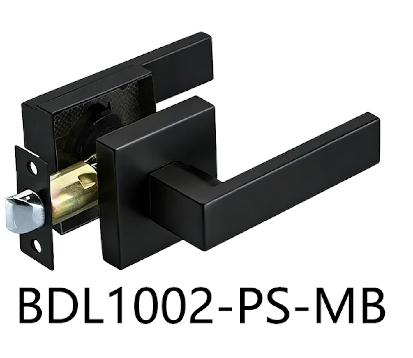 Square Passage Door Handle (BDL1002-PS)