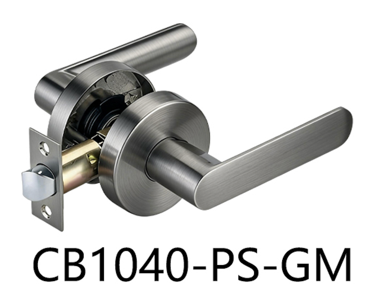 Round Passage Door Handle (CB1040-PS)