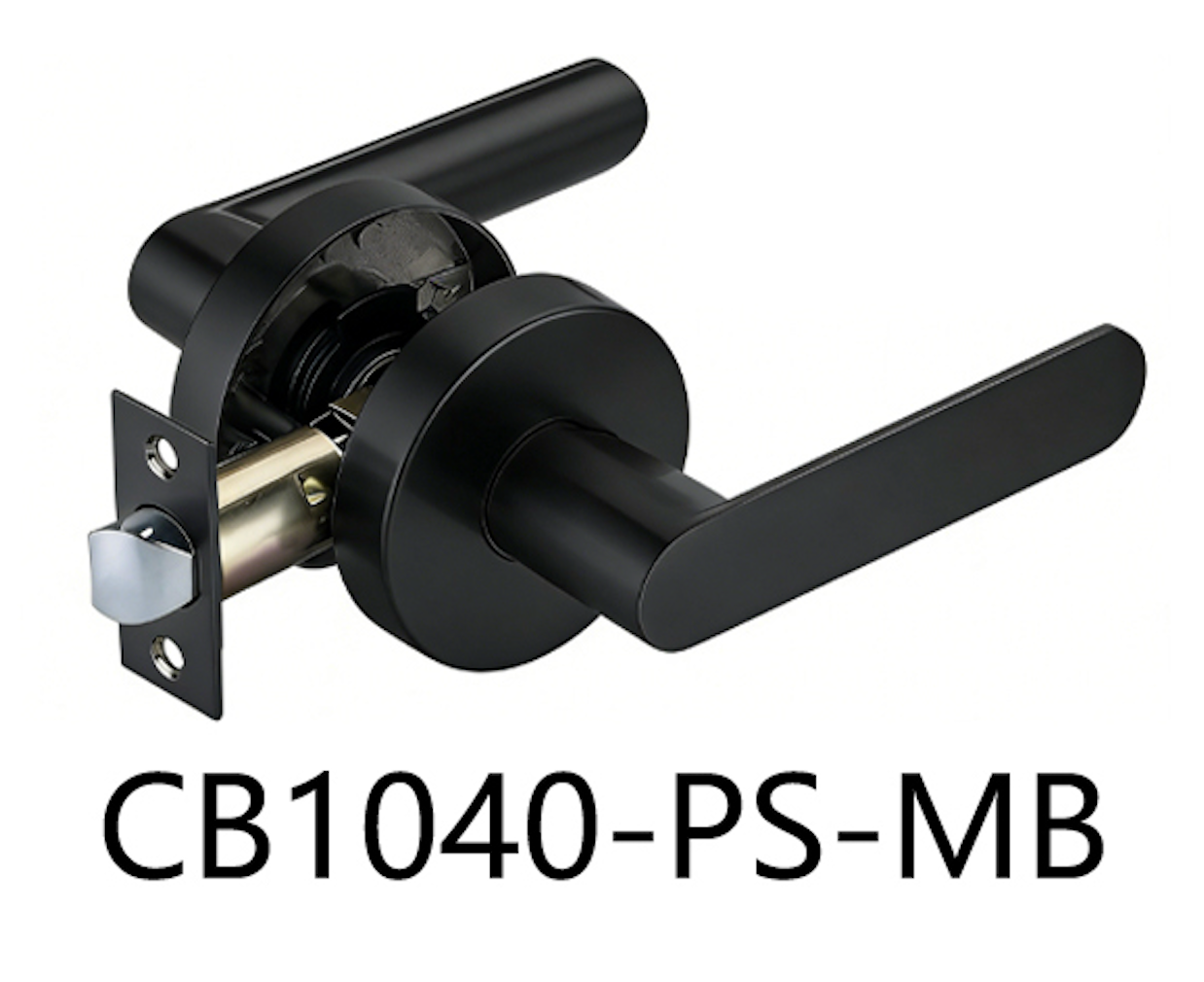 Round Passage Door Handle (CB1040-PS)