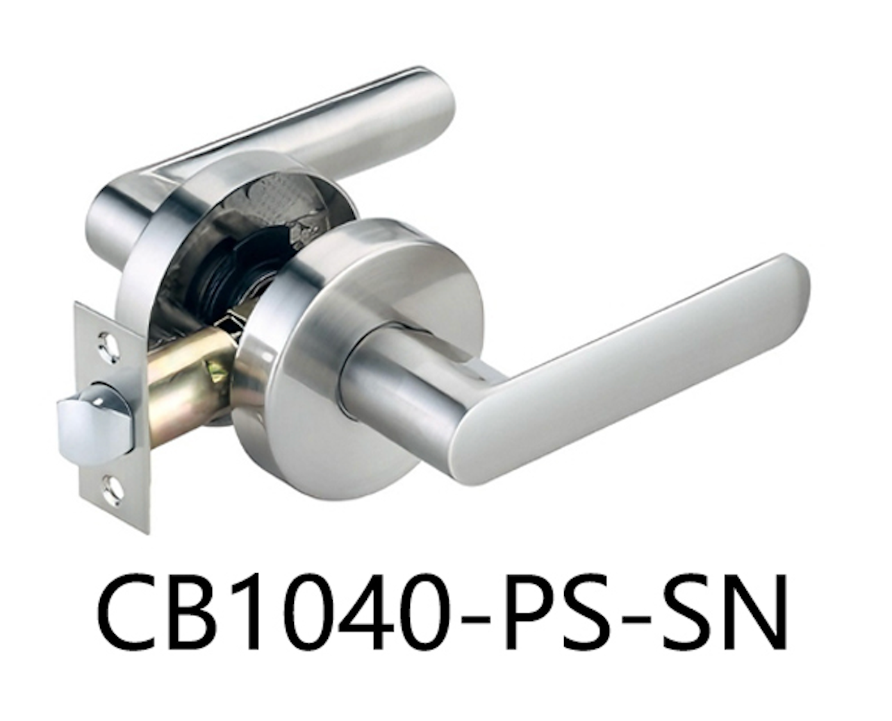 Round Passage Door Handle (CB1040-PS)