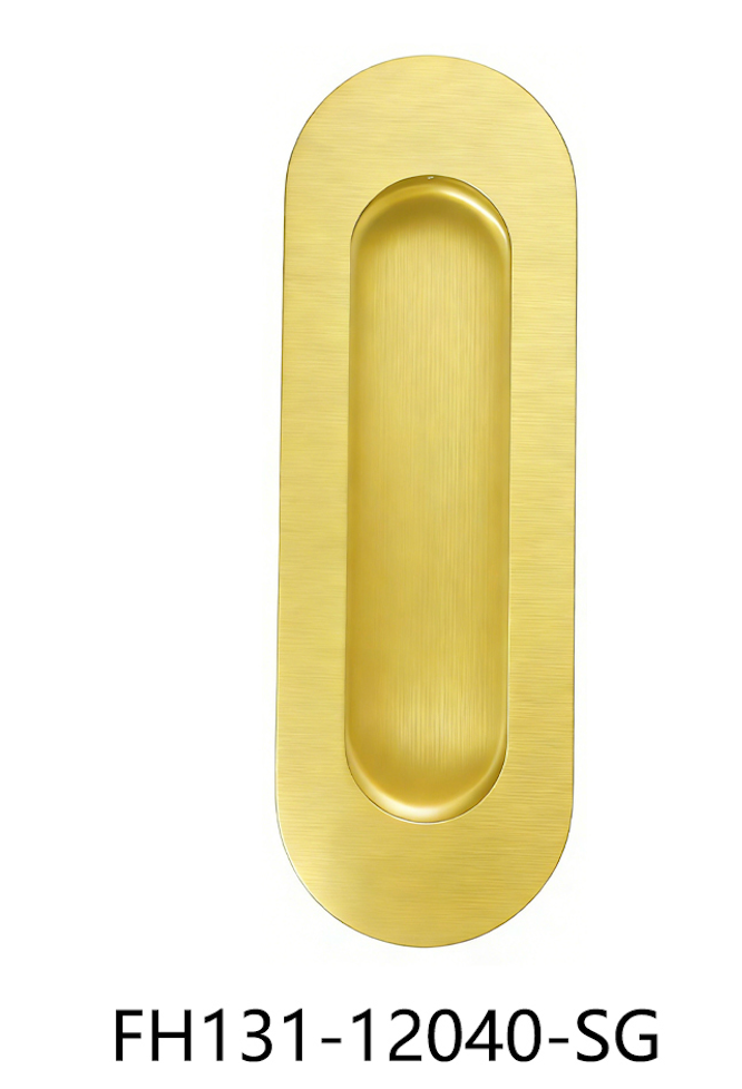 Oval Flush Pull Handle (FH131-12040) Gold