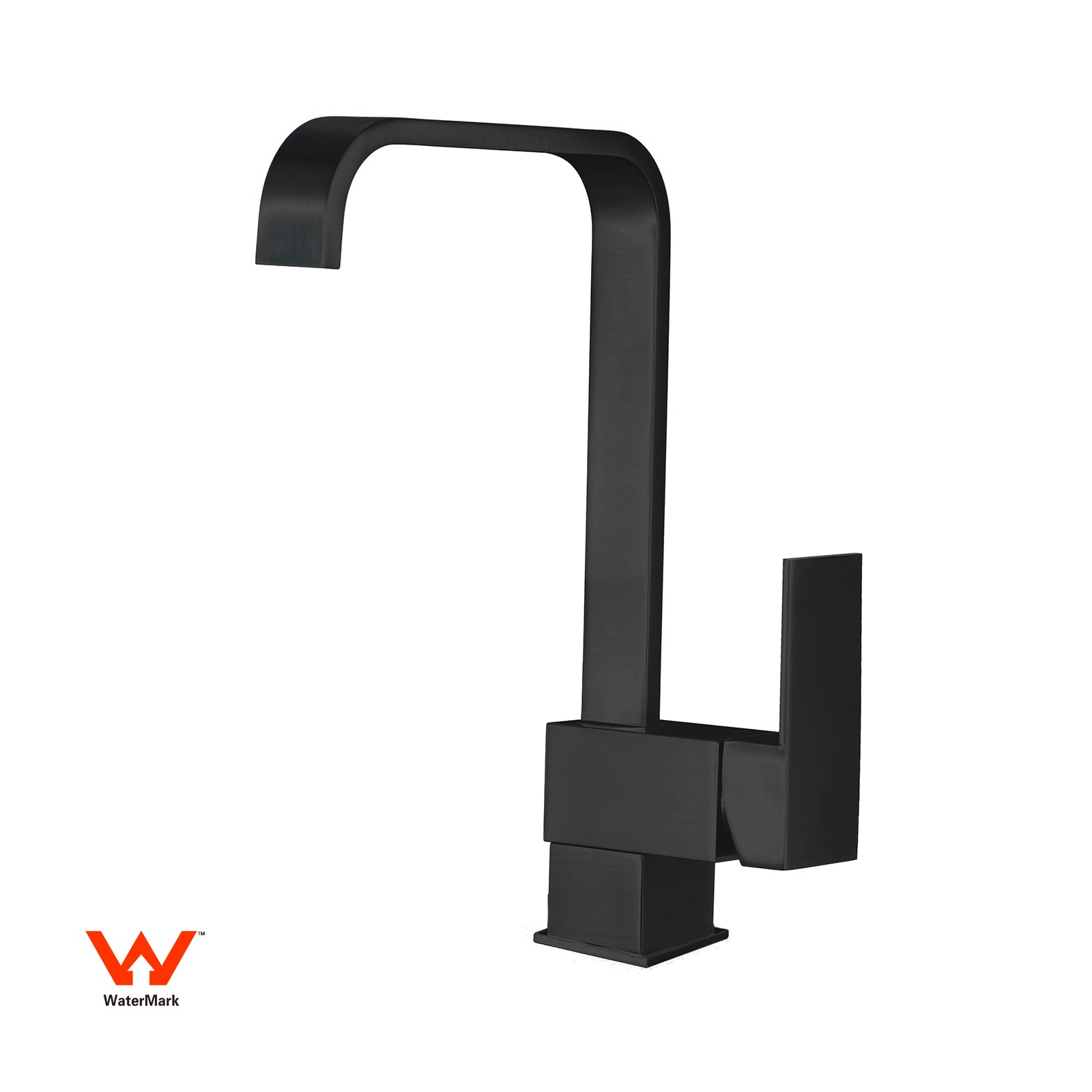 82H08 Kitchen Mixer Curved Spout Square Handle