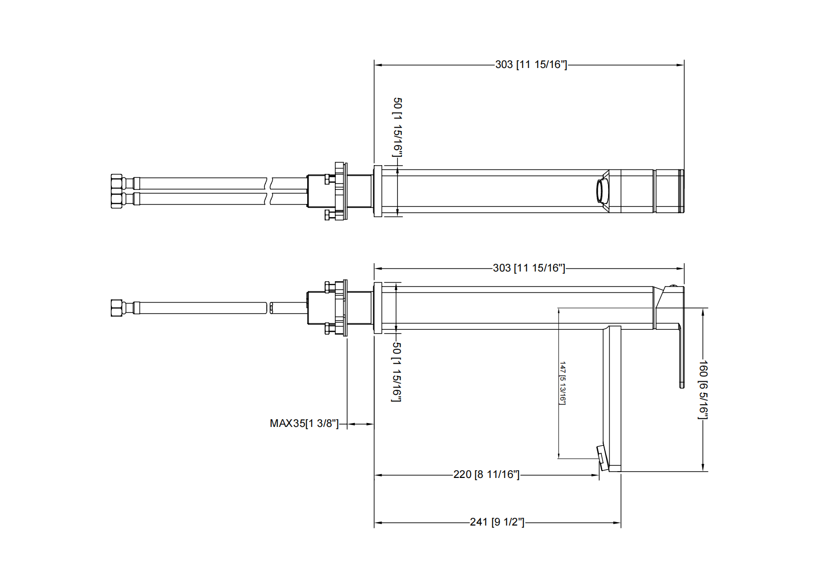 81H53T Tall Basin Mixer