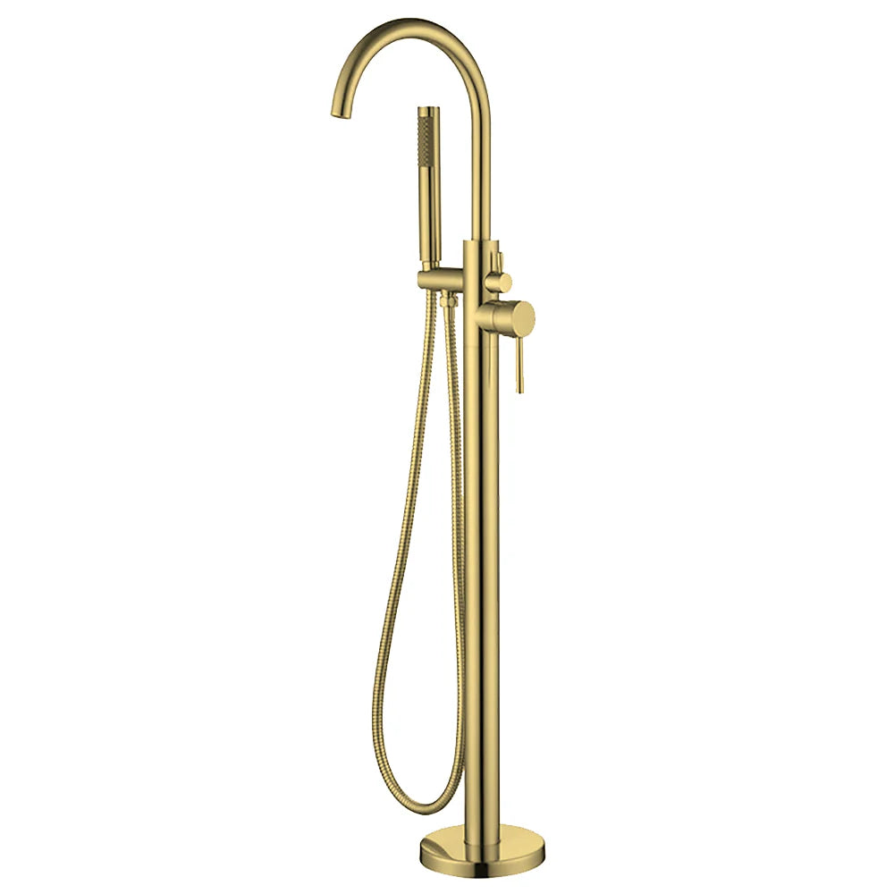 86H88 Freestanding Bath Mixer Gold