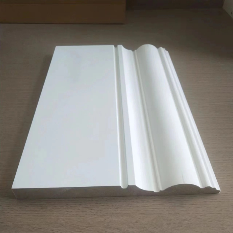 MDF Moulding Lambs Tongue – 200x18mm Primed Skirting Board (5.4m Length)