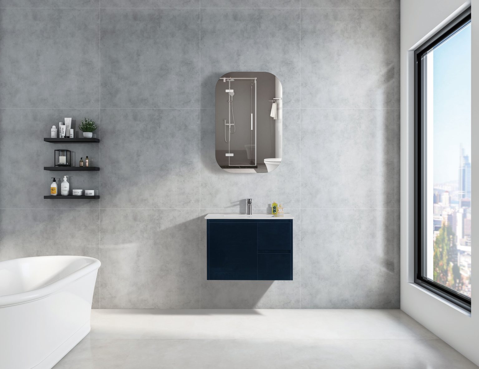 Willow Vanities (Wall Hung) Doors And Drawers - WH8027