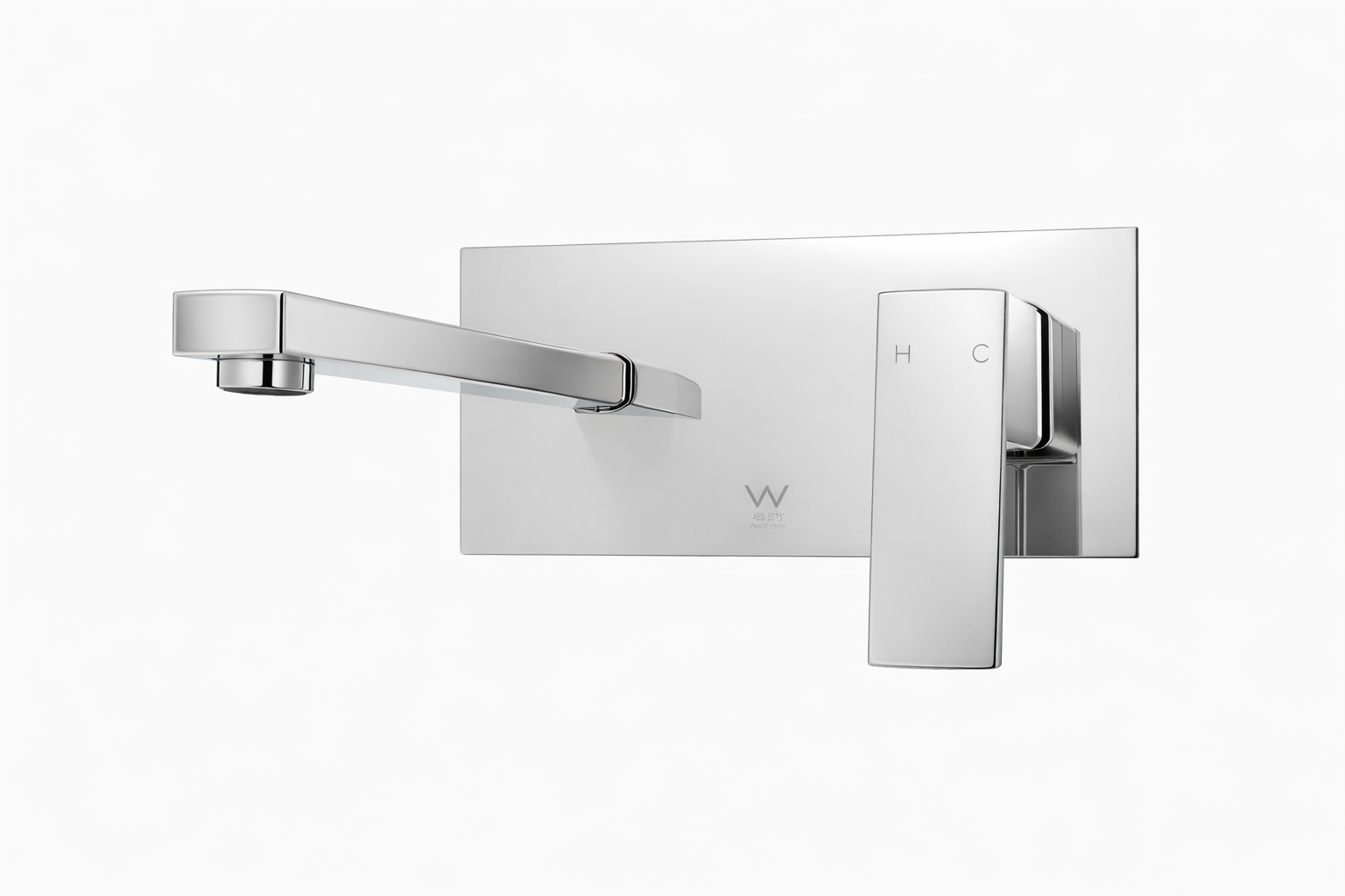 Wall Mounted Basin Mixer Tap Chrome