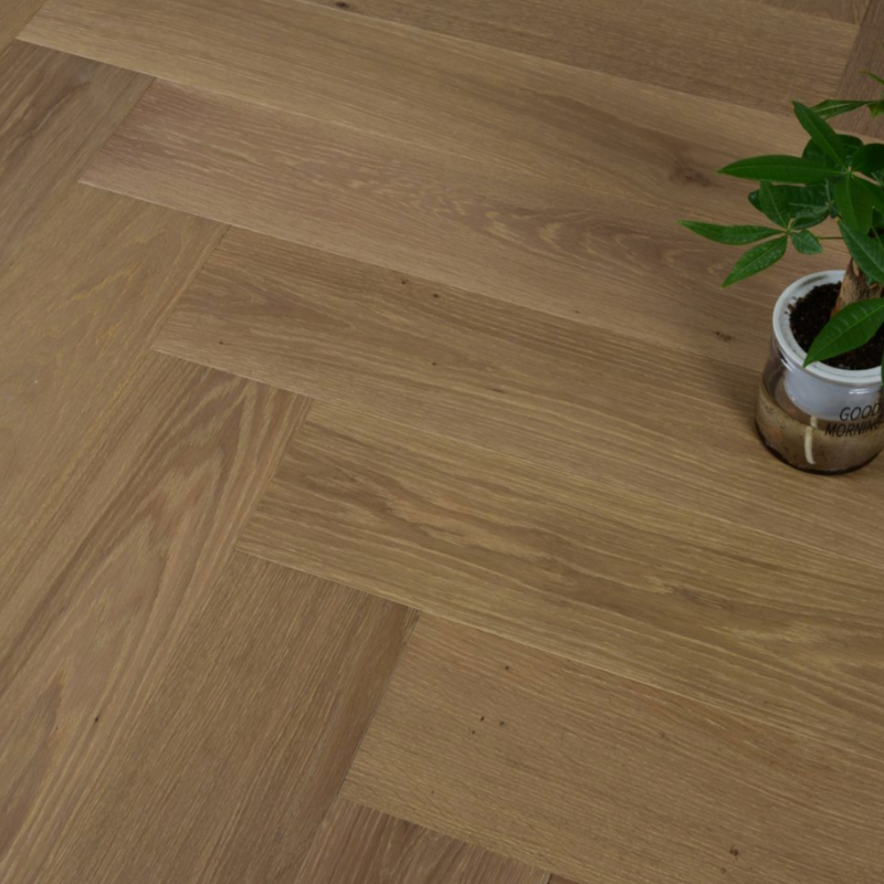 Roman Grey Parquetry – Engineered Herringbone Flooring