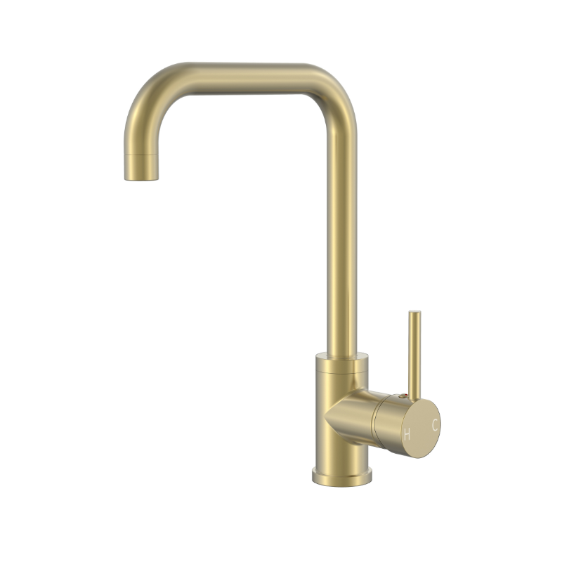 BISTONE 82H33 Kitchen Mixer Tap — Available in Chrome, Brushed Nickel, Gunmetal Grey, Matte Black & Brushed Gold