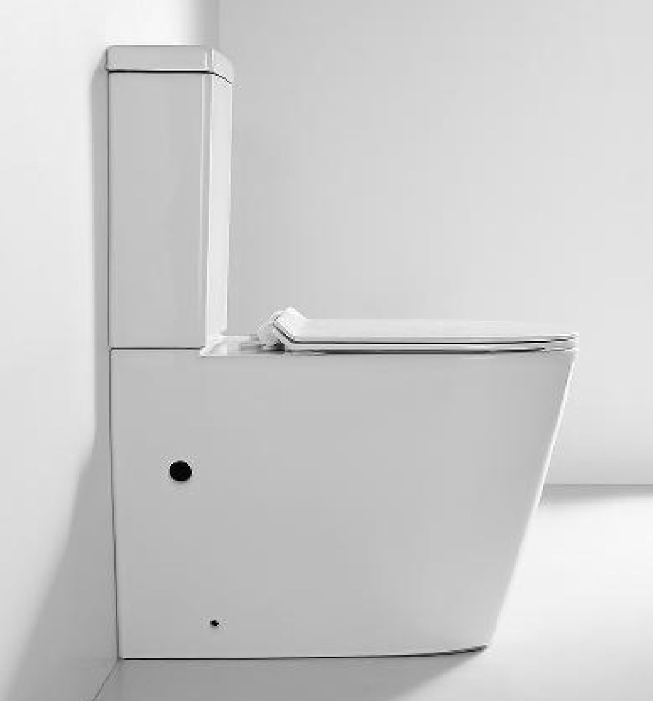 BISTONE Torina Regular Rimless Back-to-Wall Toilet Suite — Elegant Design, Everyday Reliability