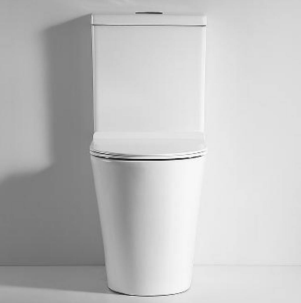 BISTONE Torina Regular Rimless Back-to-Wall Toilet Suite — Elegant Design, Everyday Reliability