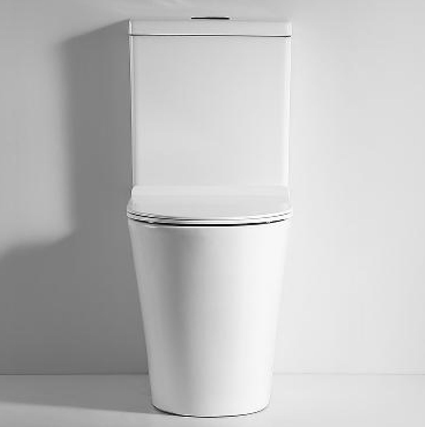 BISTONE Torina Regular Rimless Back-to-Wall Toilet Suite — Elegant Design, Everyday Reliability