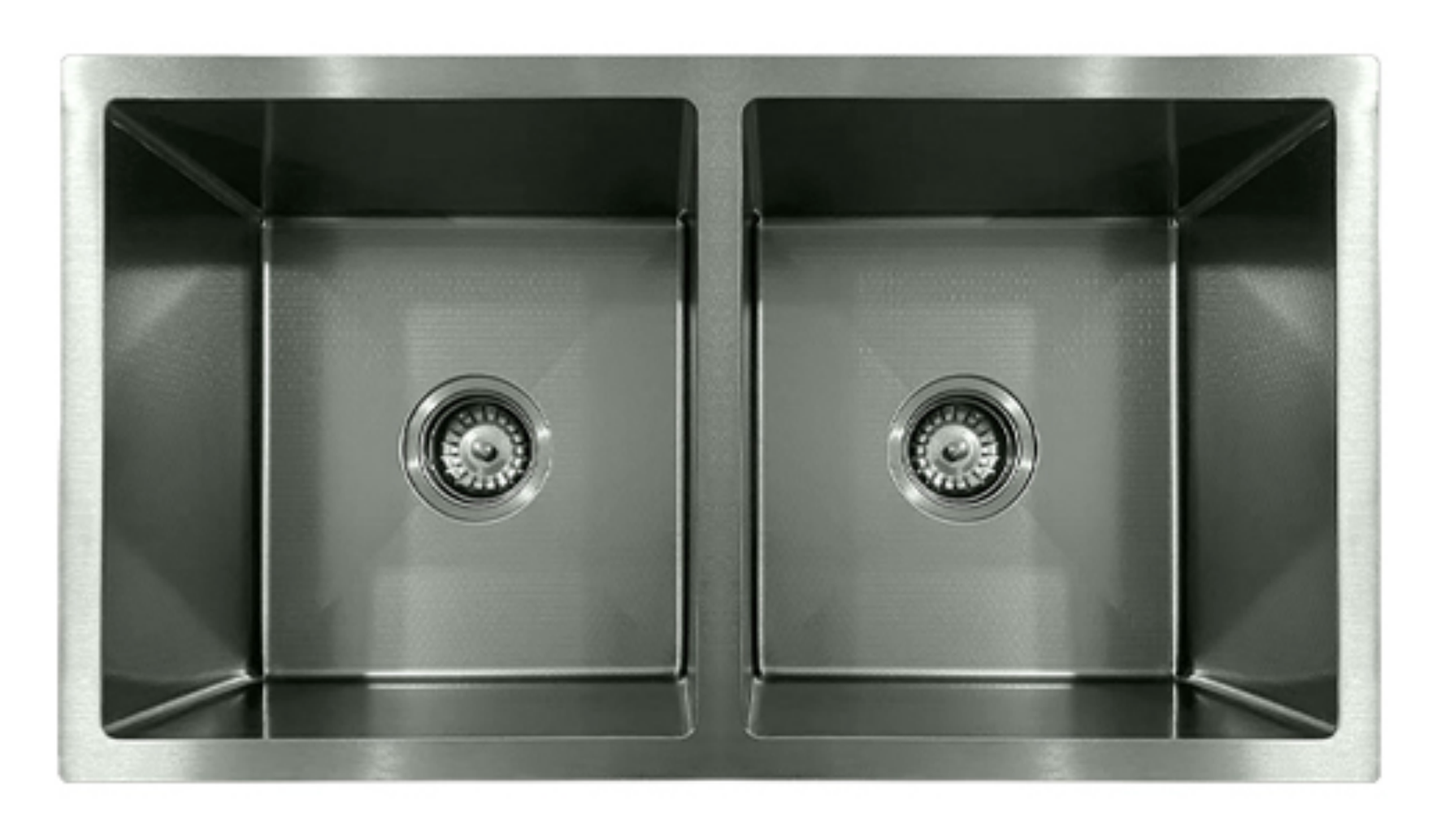 8044-BL Honeycomb Stainless Steel Double Bowl Sink