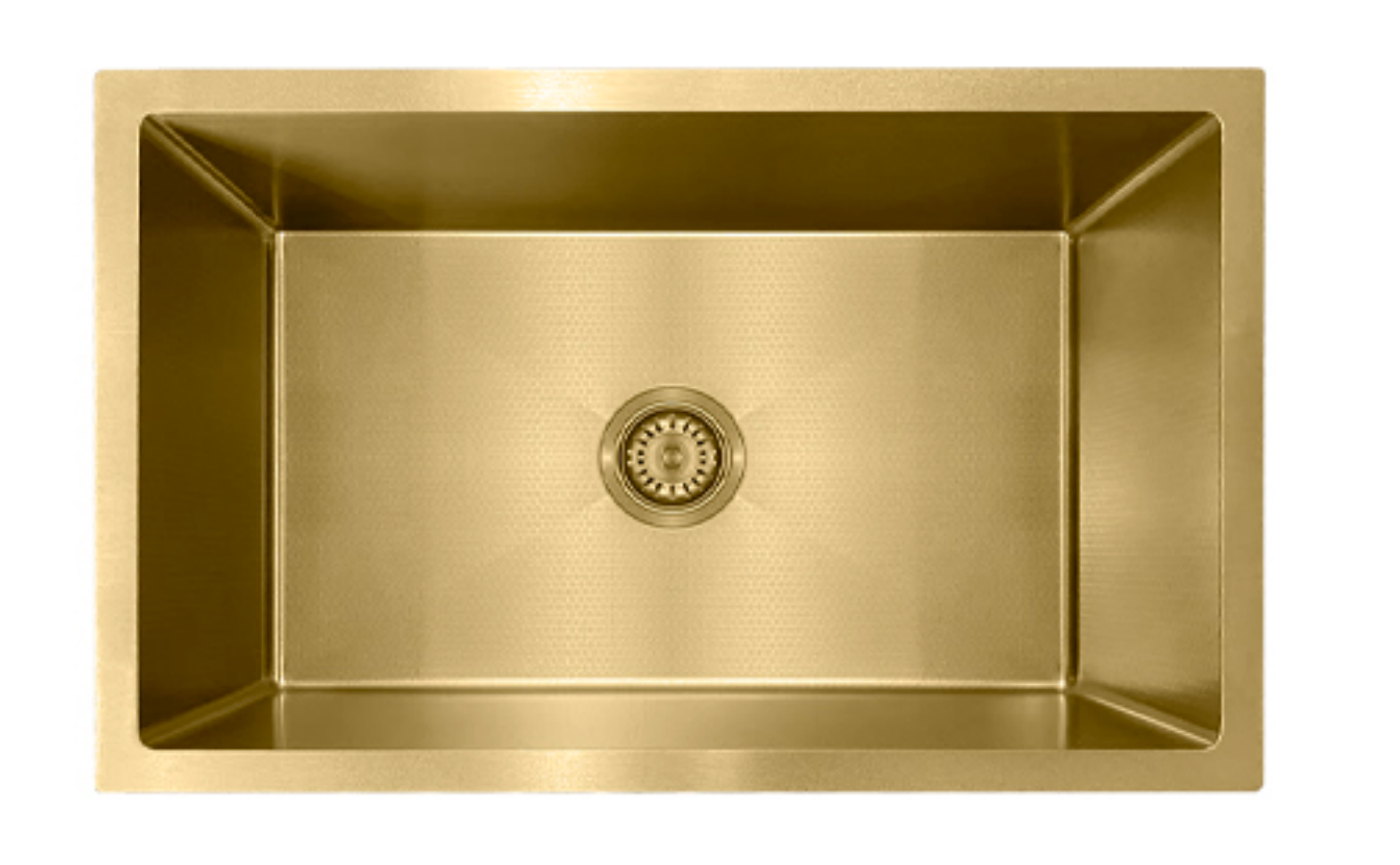 7044-GL Honeycomb Gold Stainless Steel Kitchen Sink, 700x440x220mm, Enhanced Scratch Resistant Surface