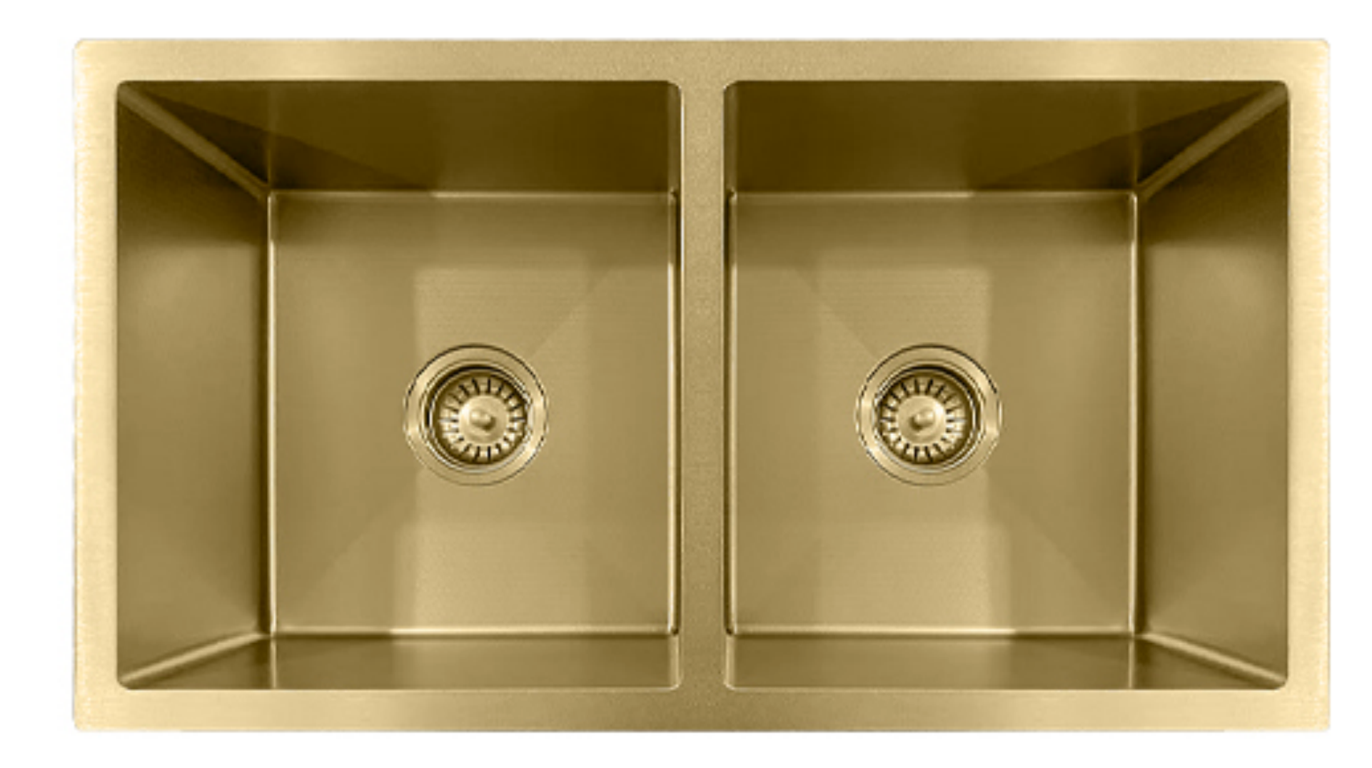 8044-GL Honeycomb Gold Stainless Steel Double Bowl Kitchen Sink, 800x440x220mm, Enhanced Scratch Resistant Surface