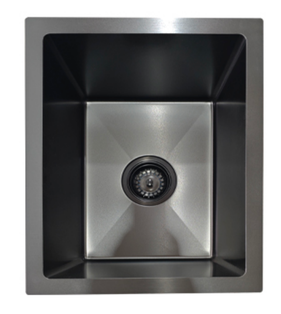 3544-MBL Matt Black Stainless Steel Kitchen Sink, 350x440x220mm