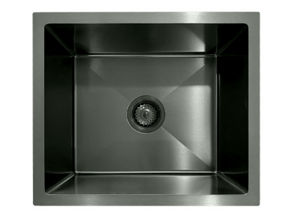 5144-MBL Matt Black Stainless Steel Kitchen Sink, 510x440x220mm