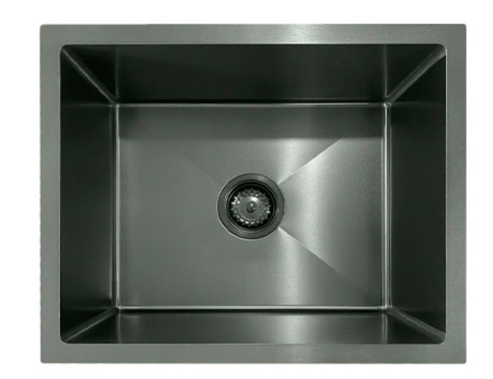 5444-MBL Matt Black Stainless Steel Kitchen Sink, 540x440x220mm