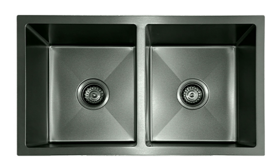 7544-MBL Stainless Steel Double Bowl Sink