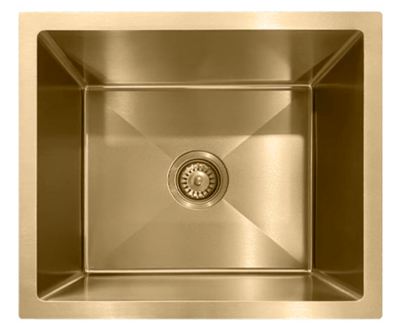5144-GL Gold Stainless Steel Single Bowl Sink, 510x440x220mm