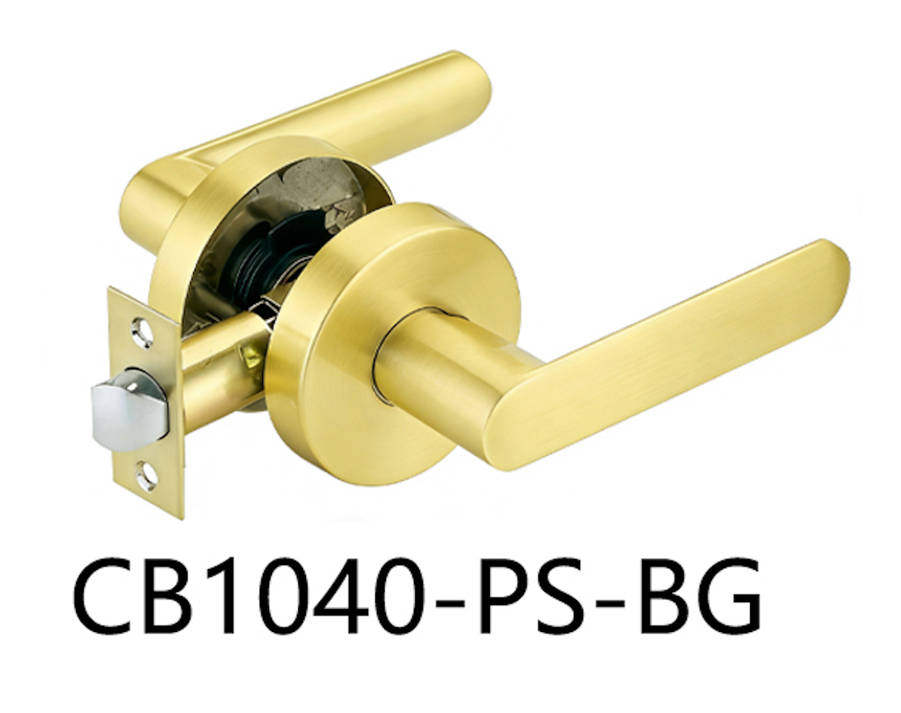 Round Passage Door Handle (CB1040-PS)