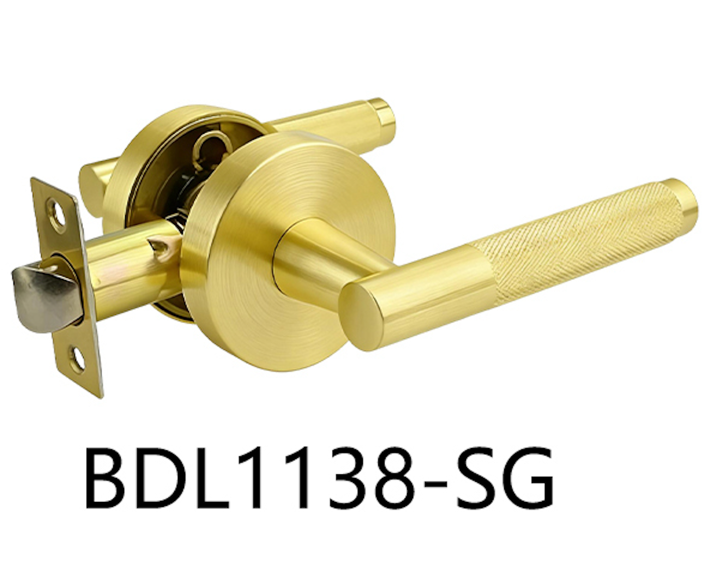 Textured Round Door Handle (BDL1138)