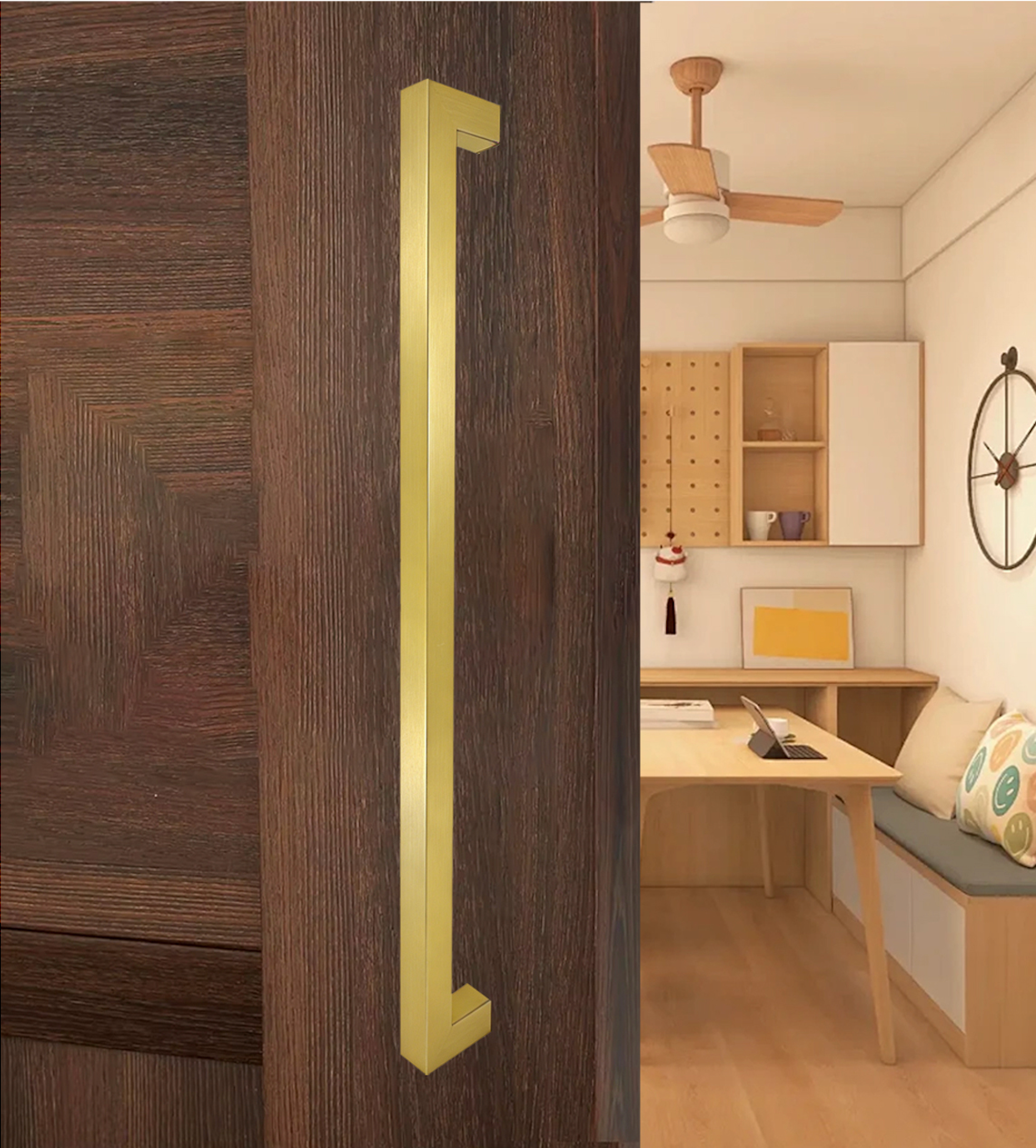 Square Door Pull Handle (DL102-SG)