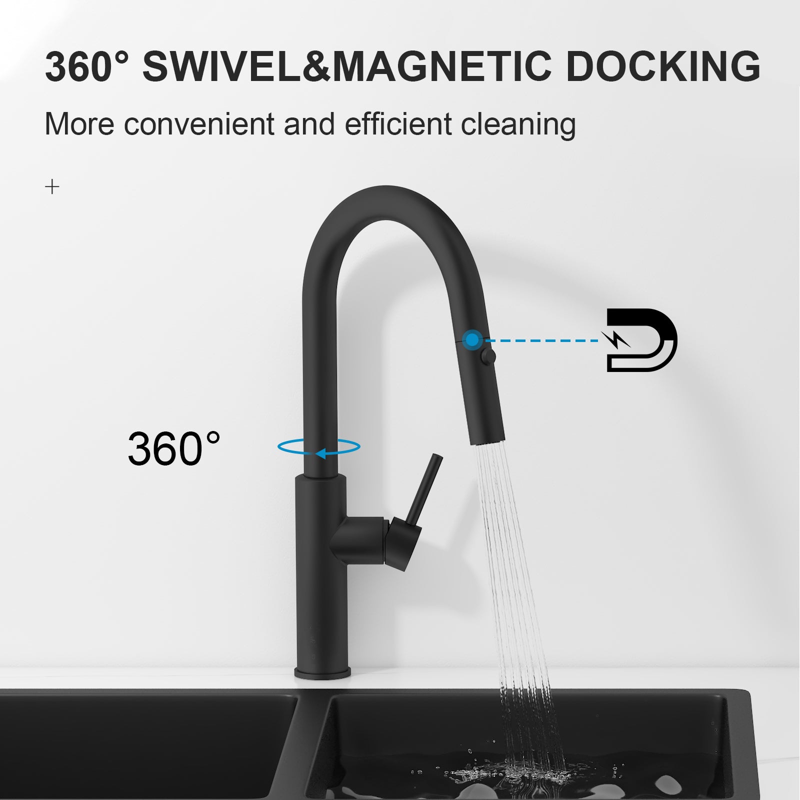 WUWU Pull out kitchen mixer