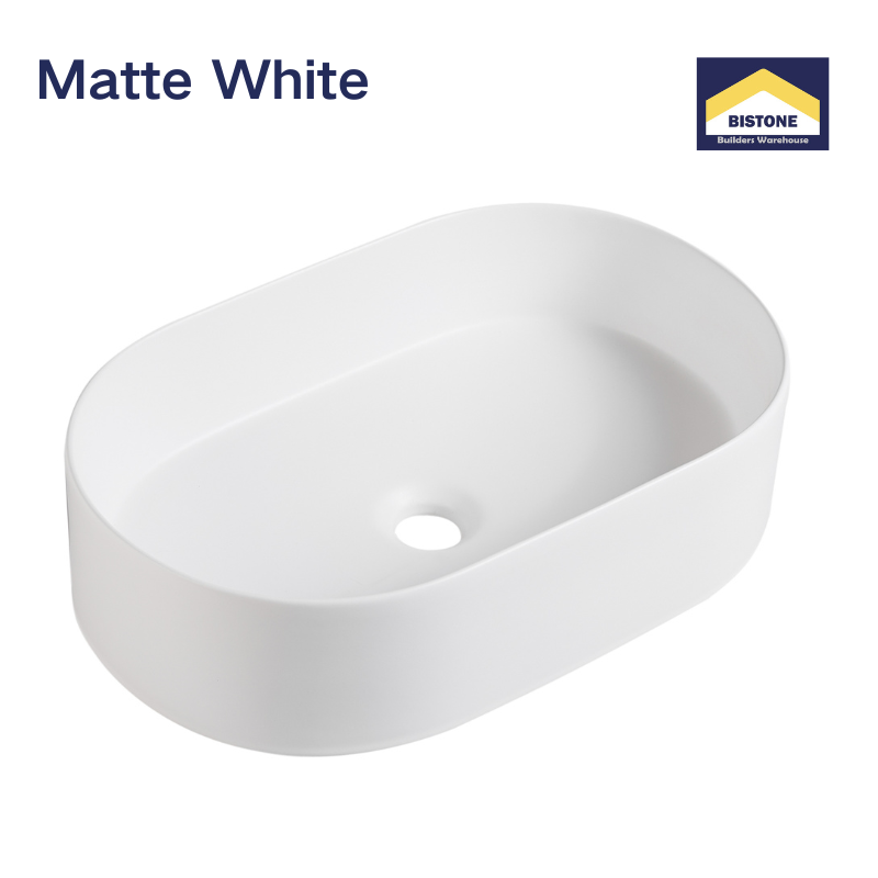 【Basin 3207】Glossy White / Matte White Options – 500×310×130 mm Rectangular Ceramic Basin