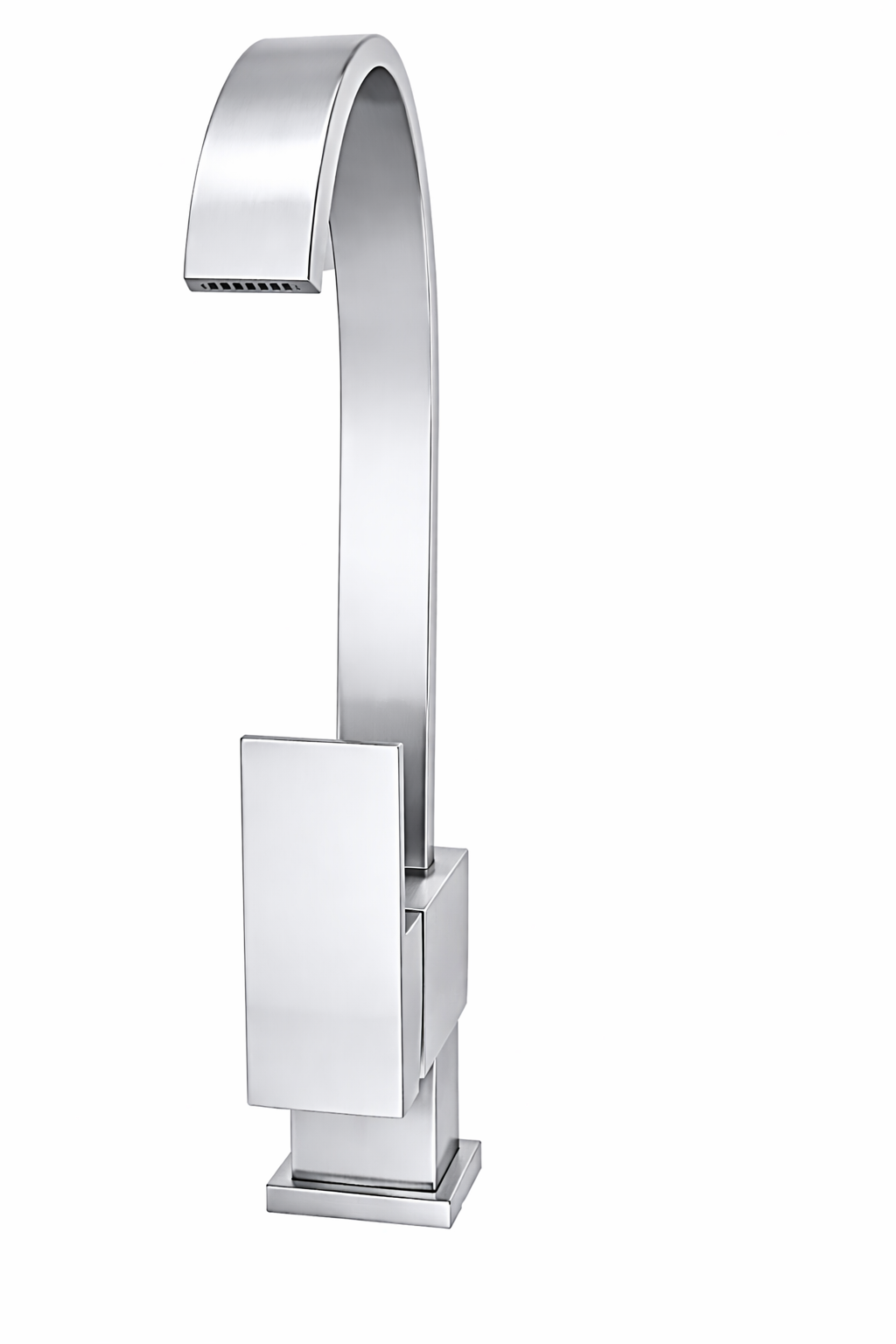 82H08 Kitchen Mixer Curved Spout Square Handle（Chrome）