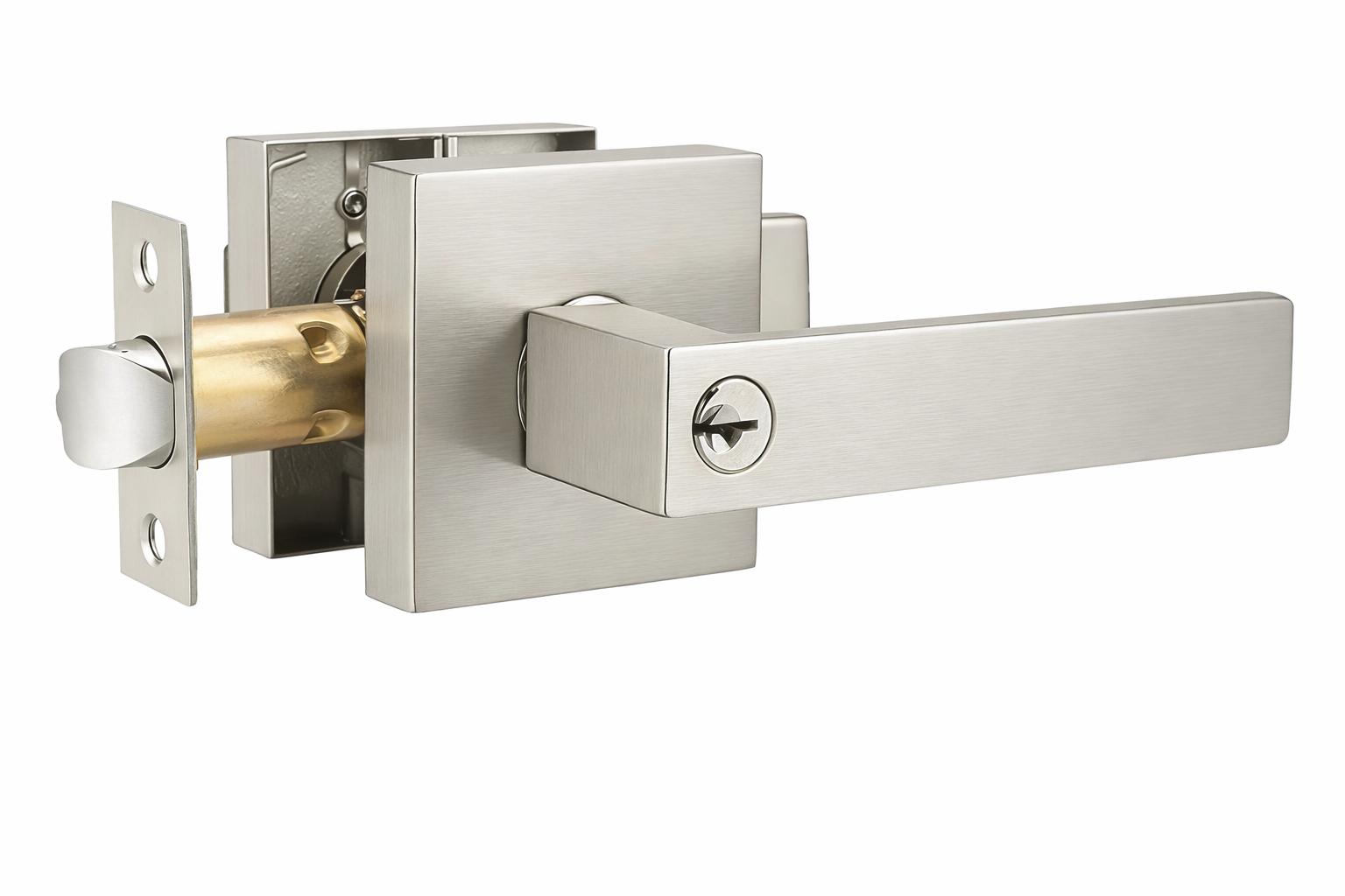 Square Entrance Door Handle (BDL1002-ET)
