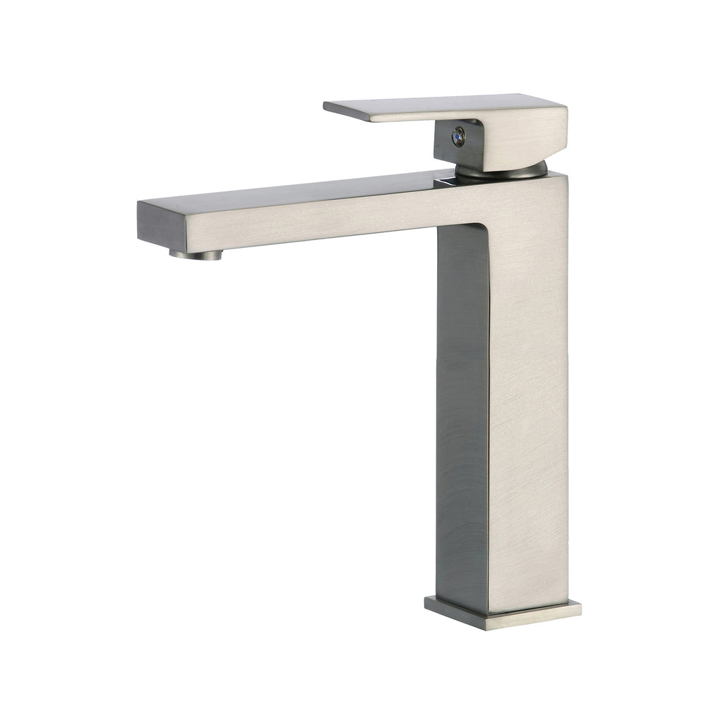 BISTONE 81H55T Tall Basin Mixer Tap — Available in Brushed Nickel, Chrome, Brushed Gunmetal, Matte Black & Soft Brushed Gold
