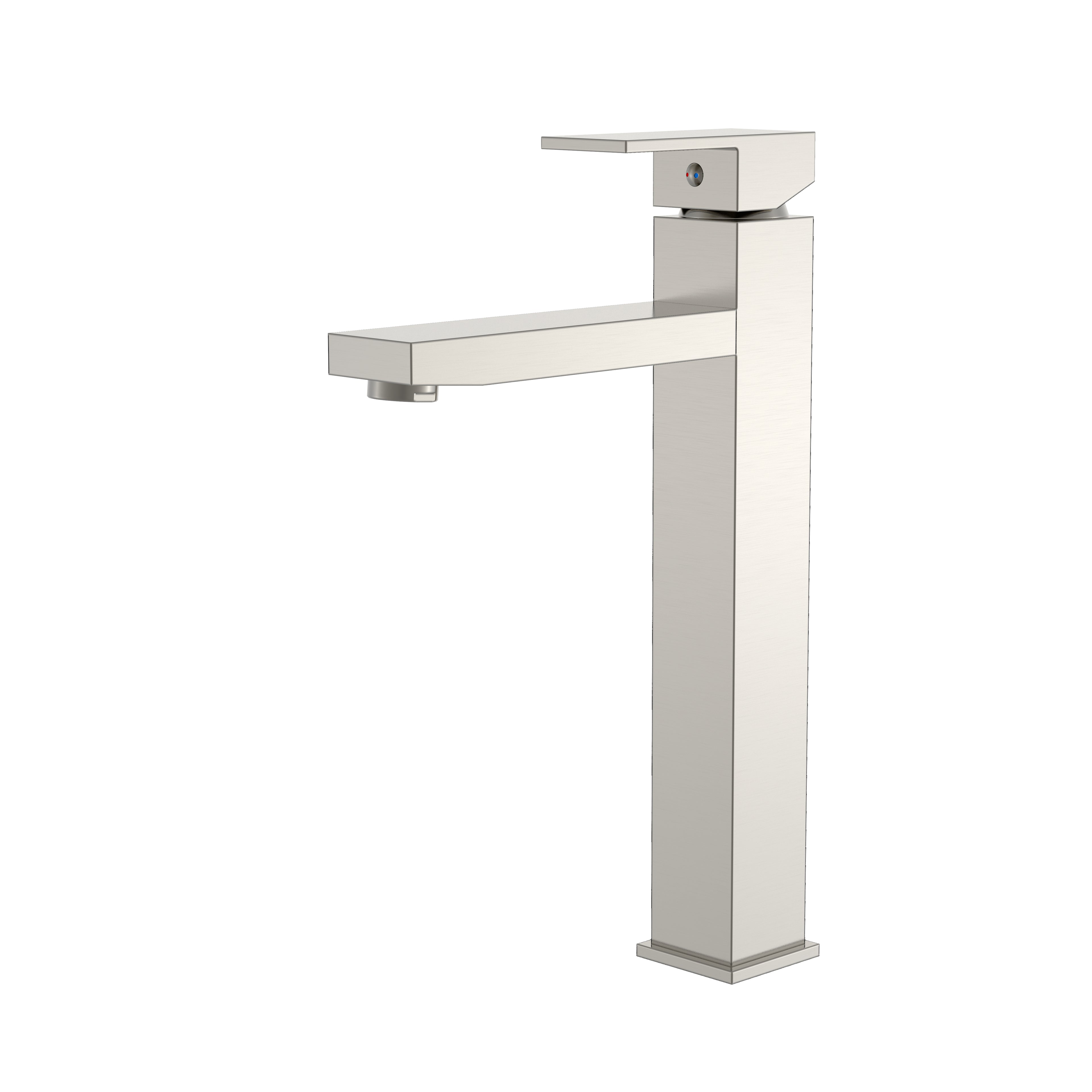 BISTONE 81H57T Tall Basin Mixer Tap — Available in Brushed Gold, Chrome, Brushed Nickel, Gunmetal Grey & Matte Black