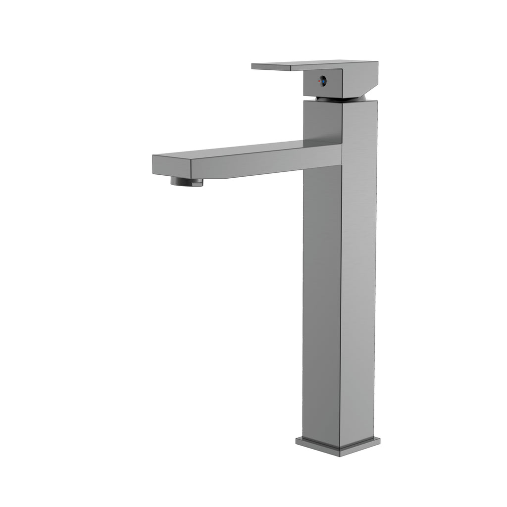 BISTONE 81H57T Tall Basin Mixer Tap — Available in Brushed Gold, Chrome, Brushed Nickel, Gunmetal Grey & Matte Black