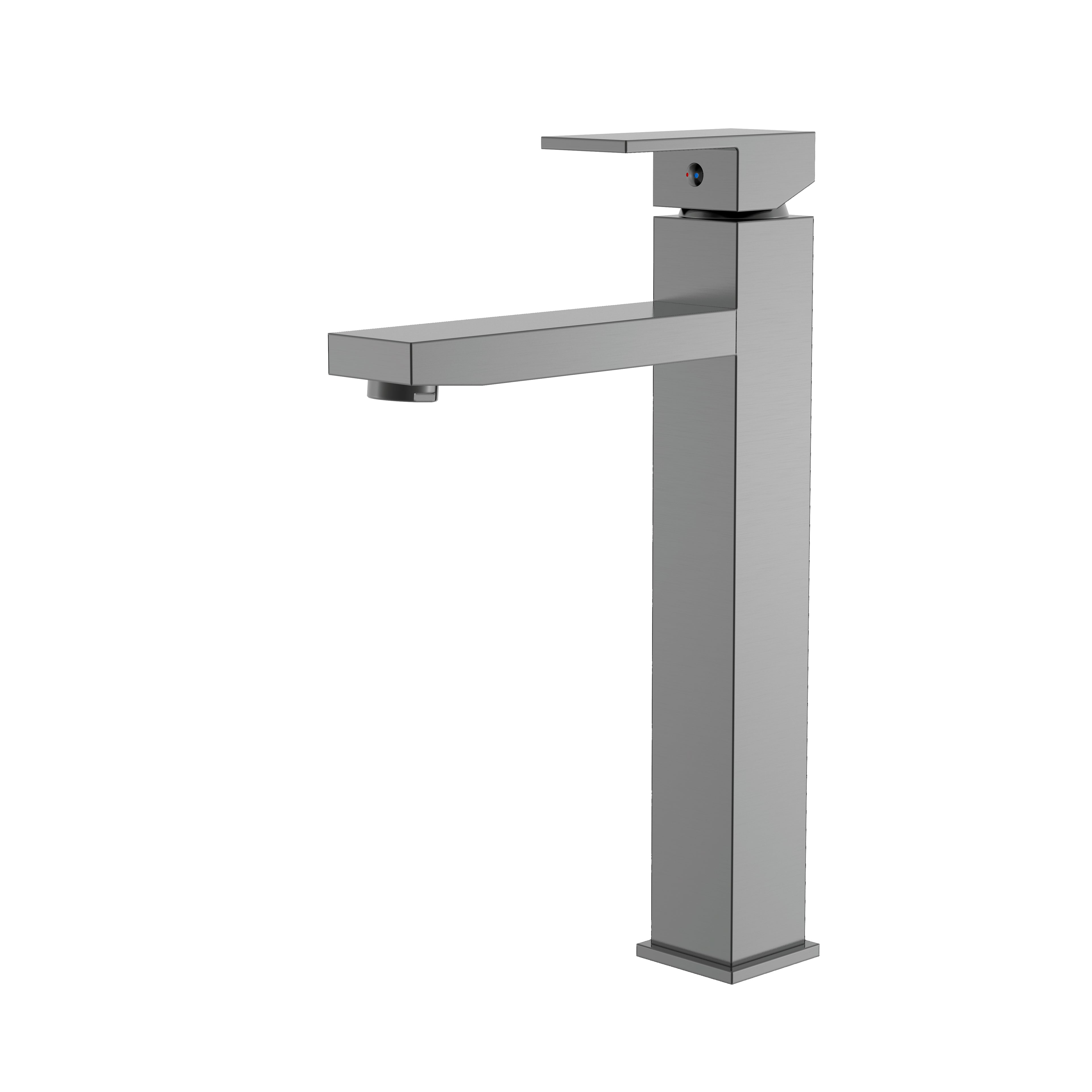 BISTONE 81H57T Tall Basin Mixer Tap — Available in Brushed Gold, Chrome, Brushed Nickel, Gunmetal Grey & Matte Black