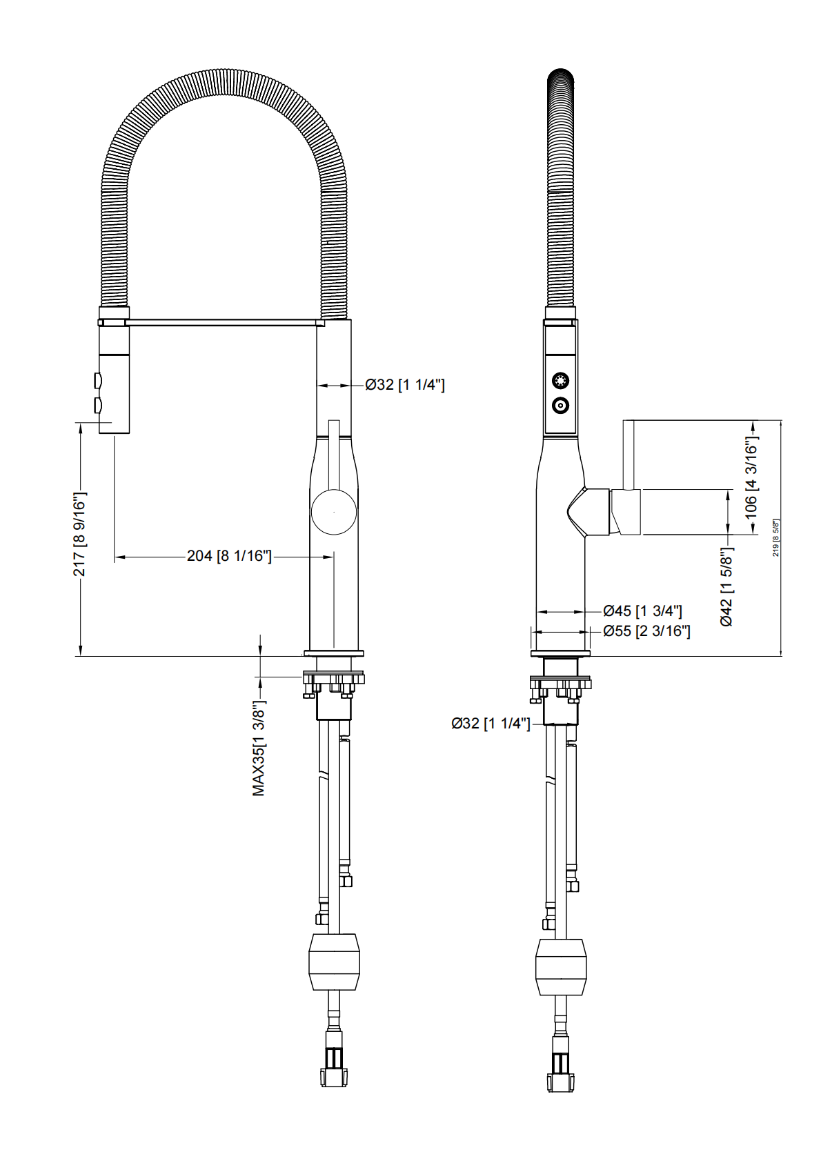 82H72 Kitchen Mixer Tap