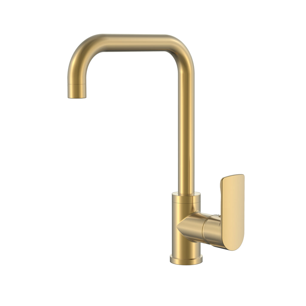 BISTONE 82H33-D Kitchen Mixer Tap — Available in Chrome, Brushed Nickel, Gunmetal Grey, Matte Black & Brushed Gold