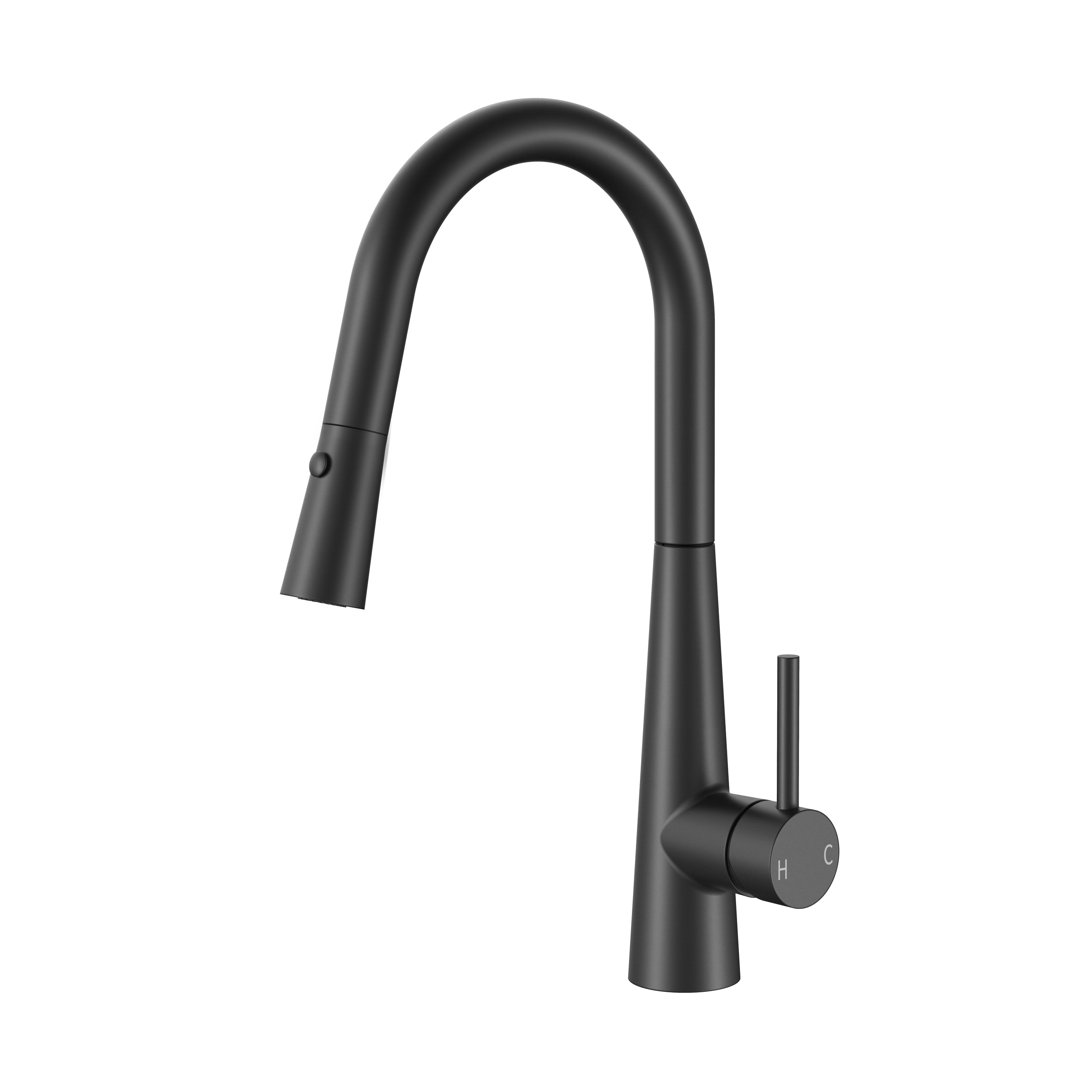 BISTONE 82H60 Pull-Out Kitchen Mixer Tap — Available in Chrome, Brushed Nickel, Gunmetal Grey, Matte Black & Brushed Gold