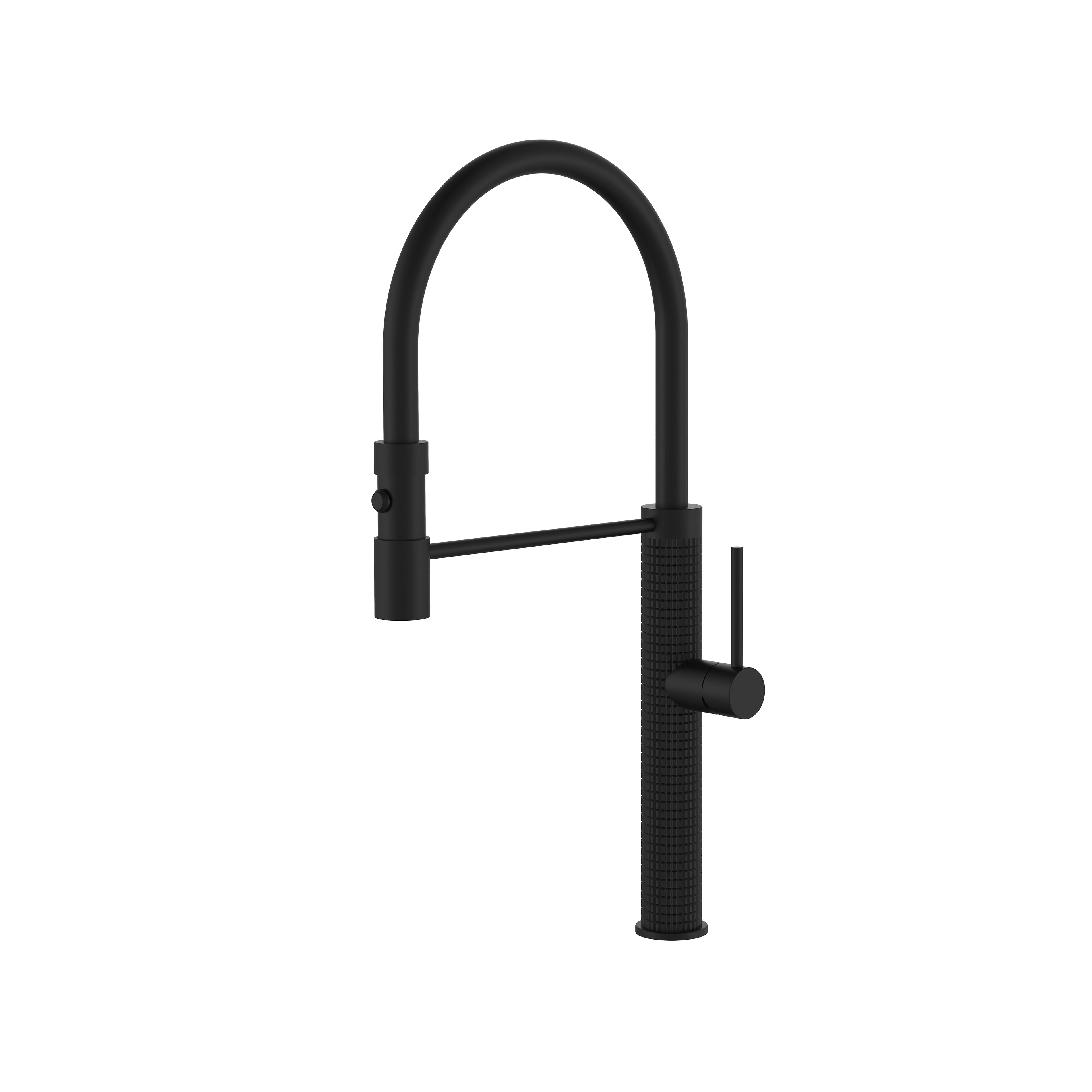 BISTONE 82H66 Professional Coil Kitchen Mixer Tap — Available in Chrome, Brushed Nickel, Gunmetal Grey, Matte Black & Brushed Gold