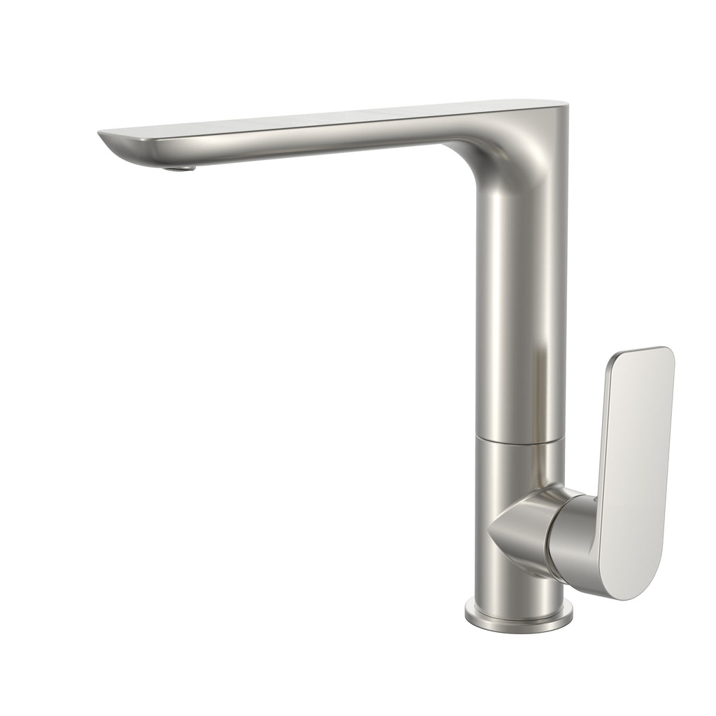 BISTONE 82H68 Modern Industrial Kitchen Mixer Tap — Available in Brushed Nickel, Chrome, Gunmetal Grey, Matte Black & Brushed Gold