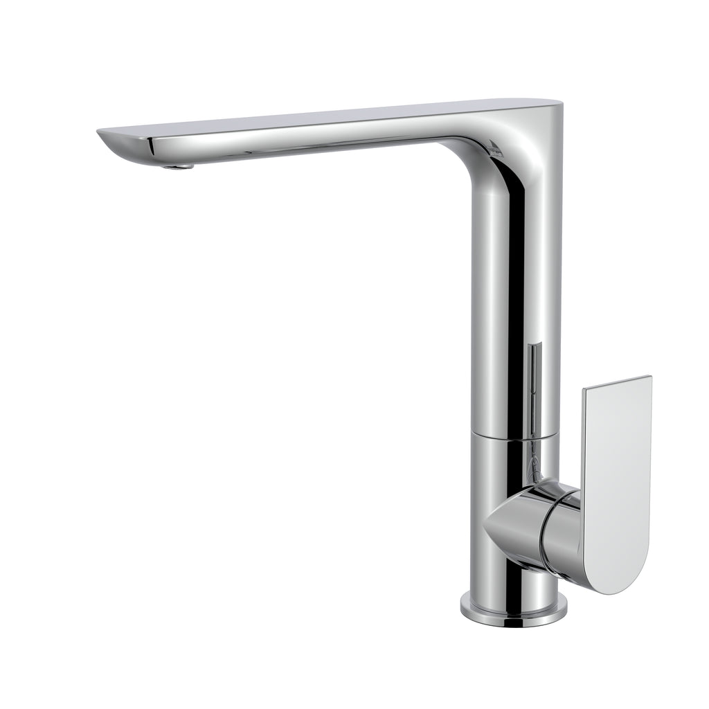BISTONE 82H68 Modern Industrial Kitchen Mixer Tap — Available in Brushed Nickel, Chrome, Gunmetal Grey, Matte Black & Brushed Gold