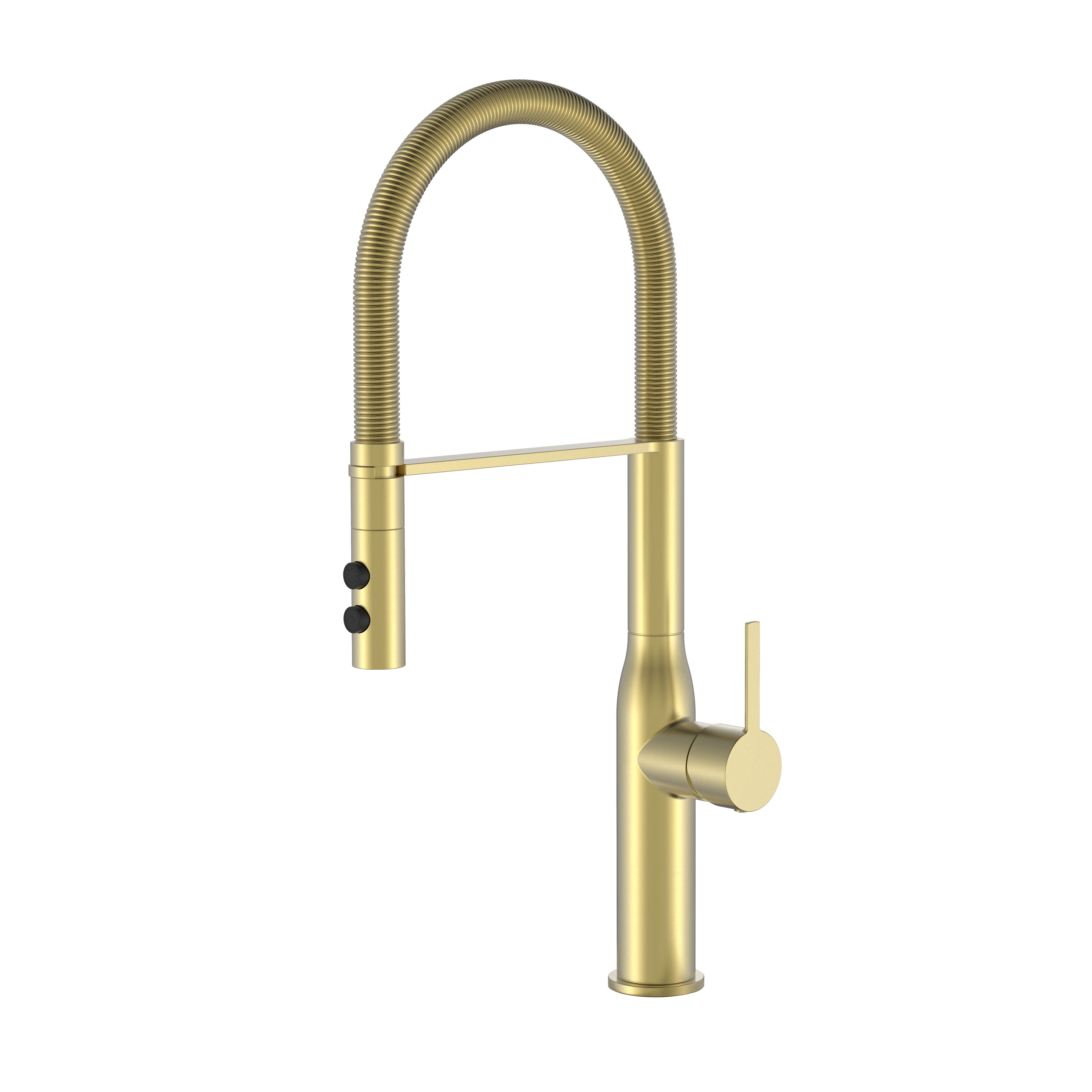 BISTONE 82H72 - Style Coil Kitchen Mixer Tap — Available in Brushed Nickel, Polished Chrome, Gunmetal Grey, Matte Black & Brushed Gold