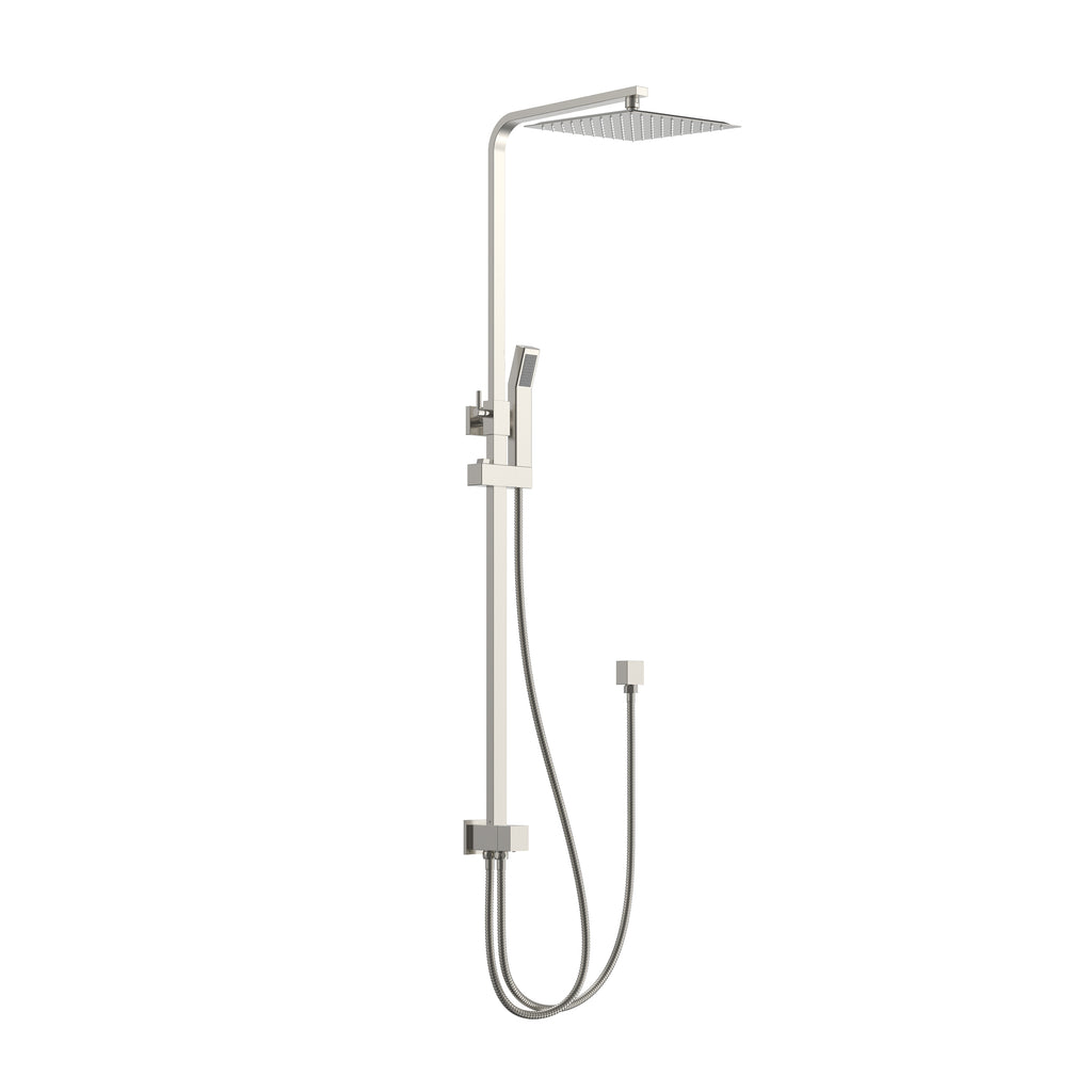 BISTONE 86H50 - Shower Sets —with 250mm/300mm, Square/Circular Head Options - Available in Brushed Nickel, Polished Chrome, Gunmetal Grey, Matte Black & Brushed Gold