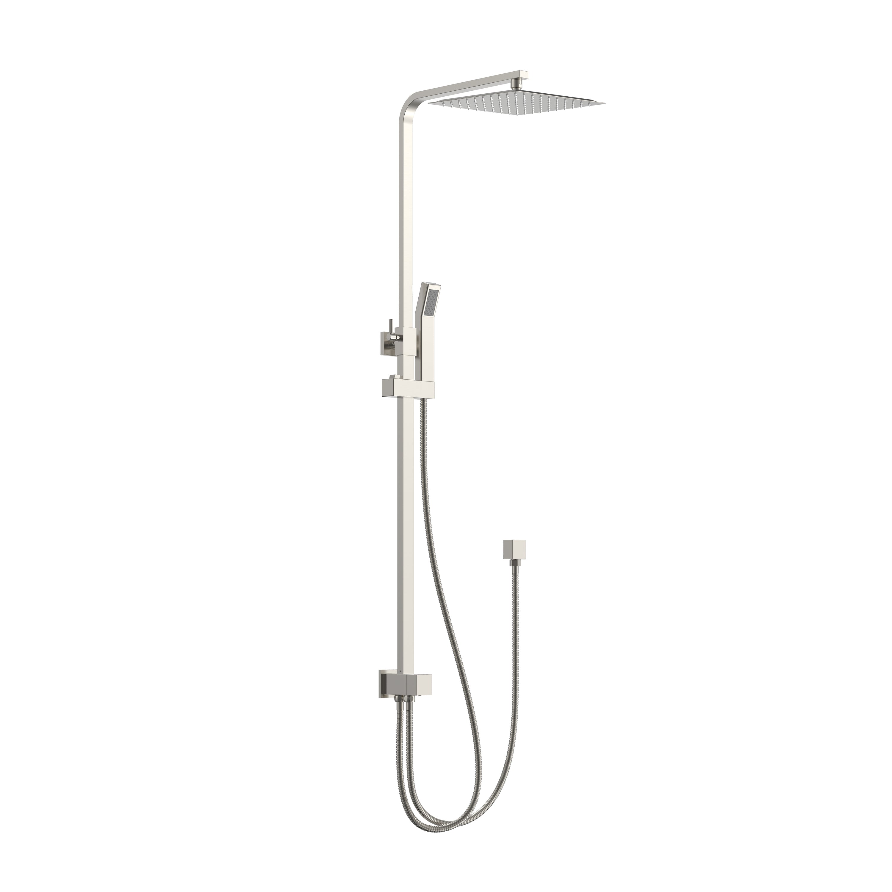 BISTONE 86H50 - Shower Sets —with 250mm/300mm, Square/Circular Head Options - Available in Brushed Nickel, Polished Chrome, Gunmetal Grey, Matte Black & Brushed Gold