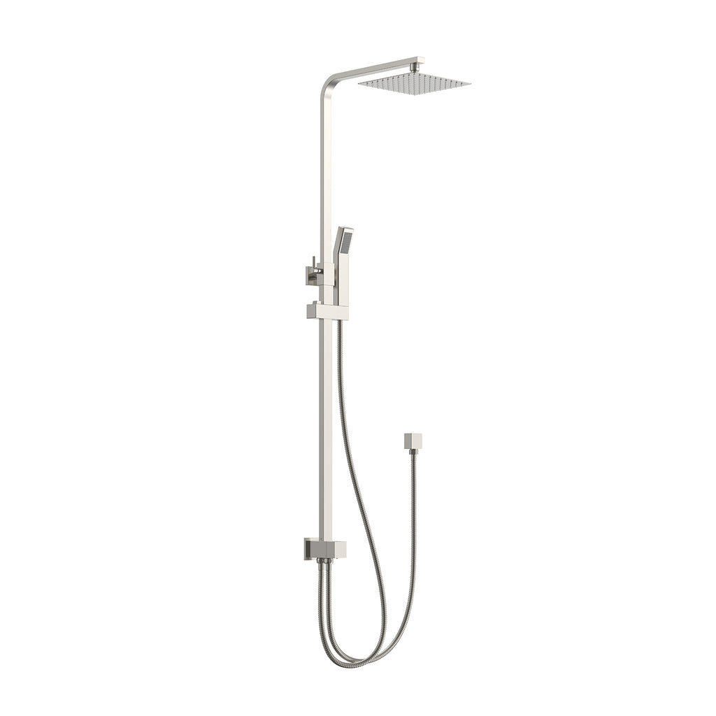 BISTONE 86H50 - Shower Sets —with 250mm/300mm, Square/Circular Head Options - Available in Brushed Nickel, Polished Chrome, Gunmetal Grey, Matte Black & Brushed Gold