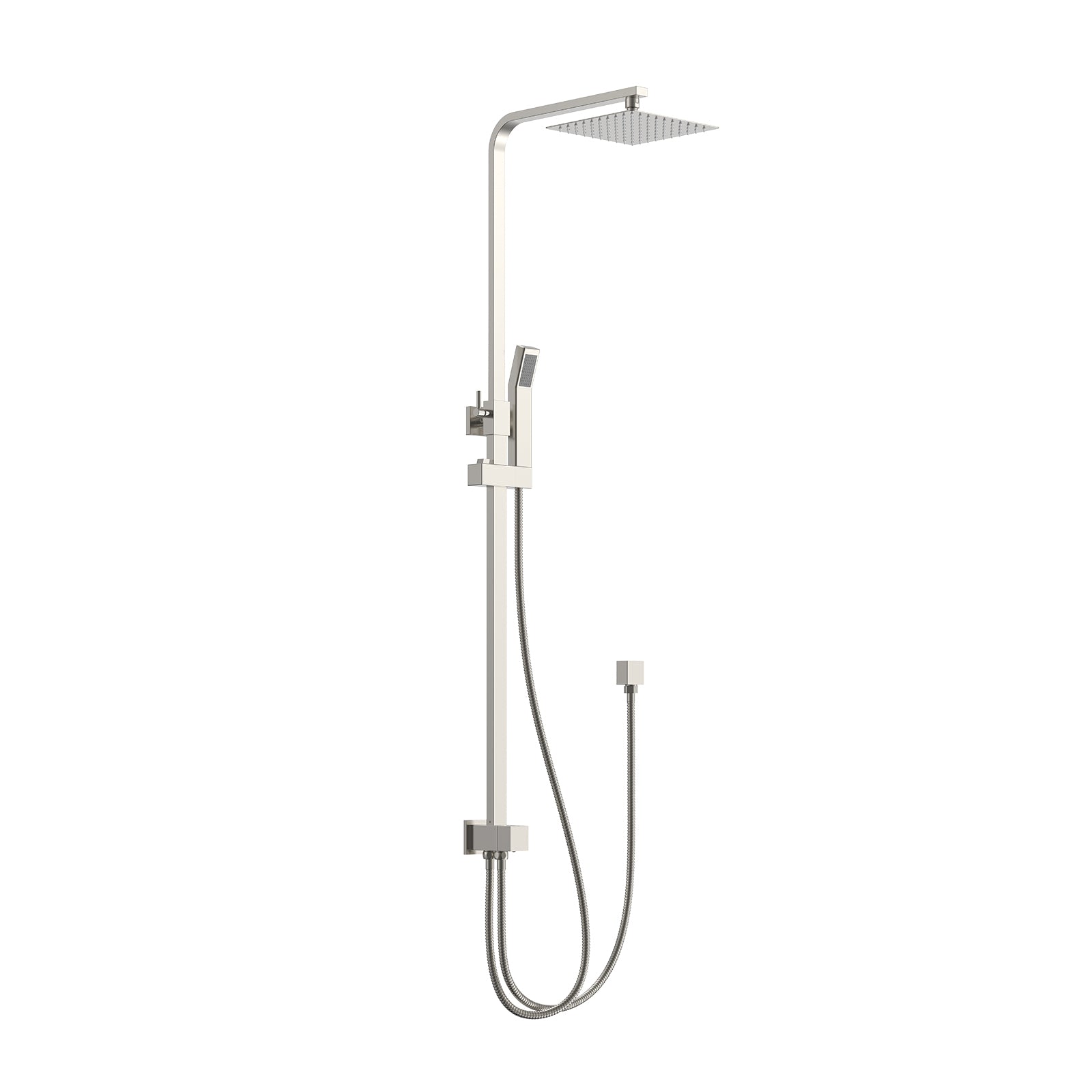 BISTONE 86H50 - Shower Sets —with 250mm/300mm, Square/Circular Head Options - Available in Brushed Nickel, Polished Chrome, Gunmetal Grey, Matte Black & Brushed Gold