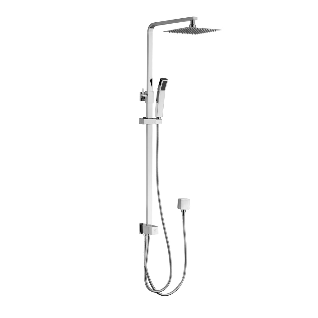 BISTONE 86H50 - Shower Sets —with 250mm/300mm, Square/Circular Head Options - Available in Brushed Nickel, Polished Chrome, Gunmetal Grey, Matte Black & Brushed Gold